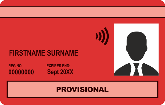 red Provisional CSCS Card
